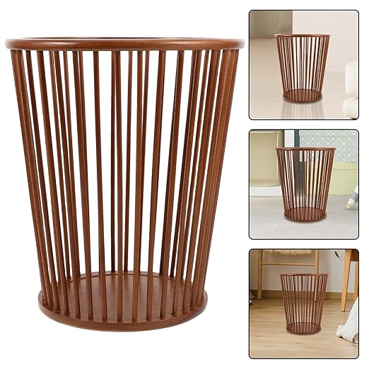 ARTIBETTER Trash Can Large Capacity Wastebasket Eco-Friendly Fiber Bathroom Bedroom Office Trash Bin for Home and Dormitory Use