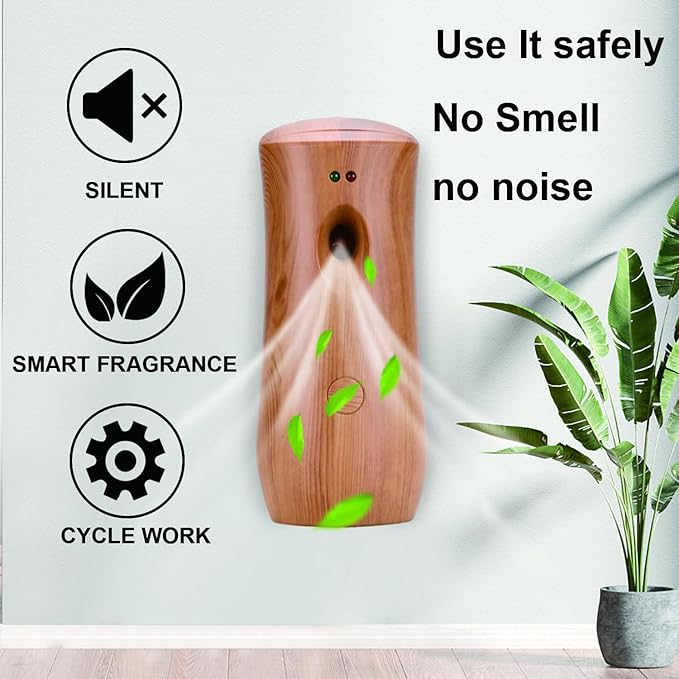 Automatic Air Freshener Spray Dispenser Free Standing or Wall Mounted Automatic Aerosol Spray Dispenser for Home Indoor Bathrooms Offices Hotels and Commercial Places (Z-03)