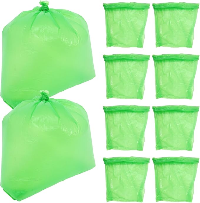 Artibetter 50pcs Thick Tear-resistant Garbage Bags Large 80x100cm Trash Bags Bathroom Wastebasket Liners for Commercial Hotel School Use