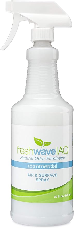 Fresh Wave IAQ Commercial Odor Eliminating Air &amp Surface Spray with Trigger 32 Fl. Oz. | Safer Odor Relief | Natural Plant-Based Odor Eliminator | Odor Absorber for Home or Commercial Areas