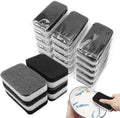 Kitchen Dishwashing Sponge Individually Wrapped Sponges Bulk Non Scratch Scouring Pad Odor-Free Dish Sponges for Washing Dishes Wipes for Household Cleaning Dishes Travel Apartments (Black- 200 Pack)
