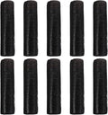 UPKOCH Disposable Garbage Bags with Drawstring 150pcs (10 Packs of 15pcs) Black Plastic Rubbish Bags for Household Waste and Trash Disposal
