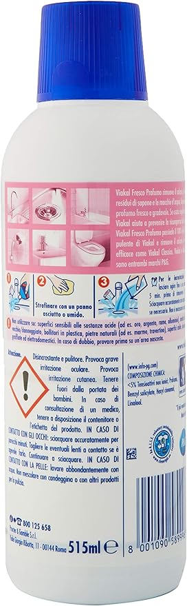 Viakal Fresh Liquid Anti-Limescale Perfume - 1060 g