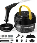Portable Handheld Steam Cleaner 1500W High Pressure Steamer 15s Instant Heat 6-Level Handle 1.7L Tank 15PCS Accessories for Home Kitchen Grease Car Detailing