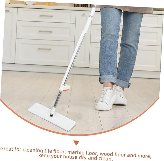 Microfiber Wet and Dry Mop with Replaceable Pads Cleaning Mop for Efficient Household Cleaning Self Wringing Design for Hands Operation