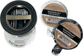 Bath and Body Works Leather Stitched Car Easy Open Fragrance Holder and Mahogany Coconut Disc Refills Set of 3