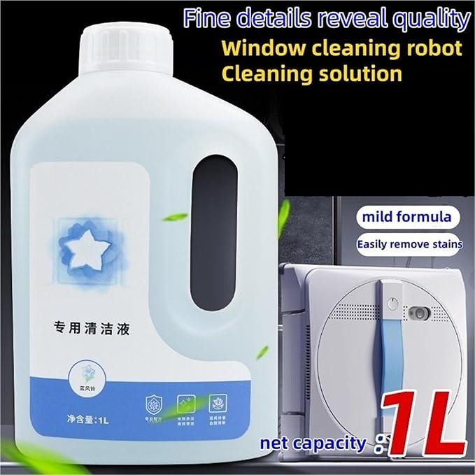 Window Cleaning Solution Compatible With ECOVACS WINBOT W1 PRO/ W2 OMNI/W2 PRO/W2 PRO OMNI/WINBOT MINI HA11(4460ml)