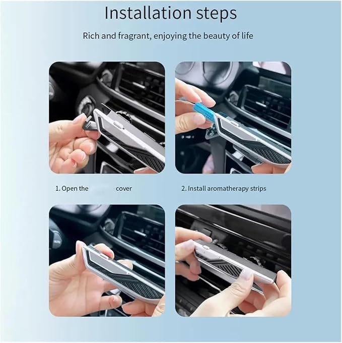 Car Mounted Aromatherapy Air Outlet Bracket - Solid Fragrance Holder for 3 Series 5 Series X1 X3 X5(F)