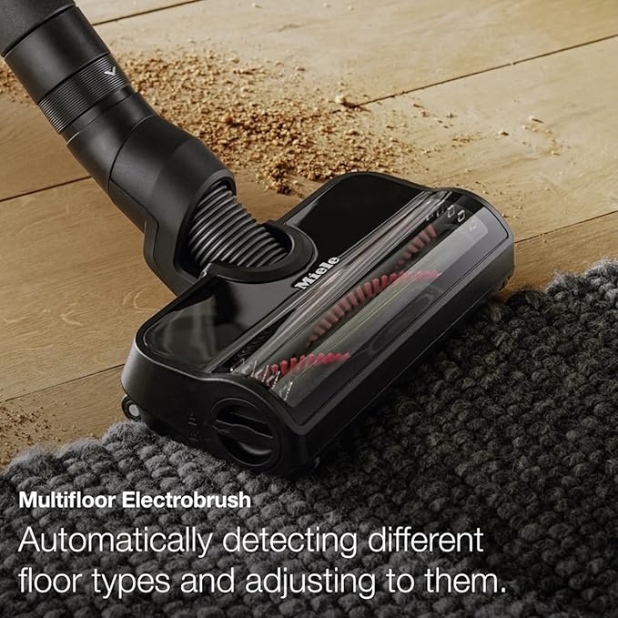 Miele Duoflex Vacuum Cleaner Cordless and Bagless Multi-Use Flexible Stick Vacuum with Attachable MultiFloor Brush in Brilliant White / Space Grey / Nordic Blue