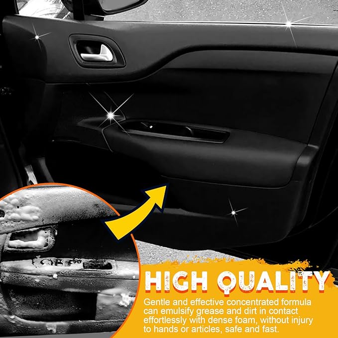Multi-purpose Foam Cleaner Car Interior CleanersUpholstery Cleaners for Cars SeatsEspuma Para Limpiar Asientos De Carro (2 100ML)