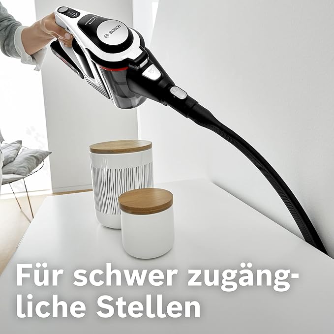 Bosch BHZULFCN XXL Crevice Tool for Unlimited 6 7 and 8 Cordless Vacuum Cleaners Extra Long Flexible for Hard to Reach Areas Ideal for Vehicle Interior Cleaning Original Accessories Black