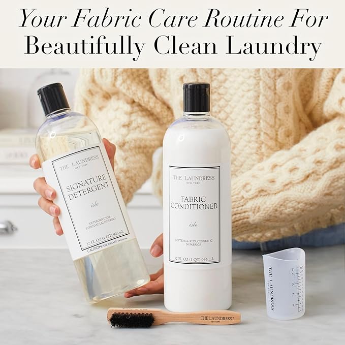The Laundress Isle Fabric Conditioner Soften Fabrics Reduces Static Concentrated Fabric Softener Liquid Isle Scent 32 Fl Oz