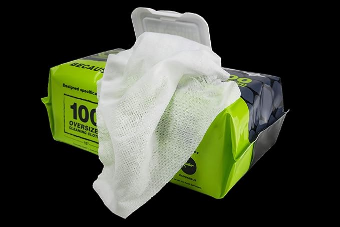 Crocodile Cloth 5900 Original Huge Professional Cleaning Cloths - Pack of 100
