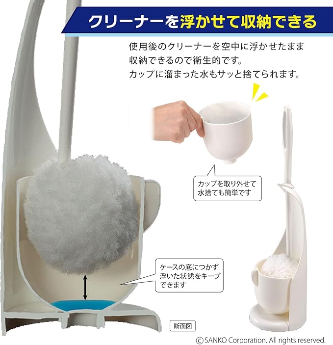 Surprised toilet cleaner with case (japan import) (Medium)