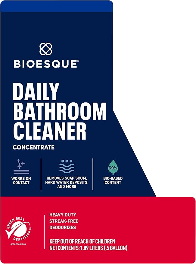 Bioesque Bathroom Cleaner Concentrate 64 Fluid Ounce (Pack of 4)