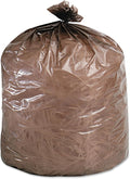 Stout G3036B80 Eco-Degradable Plastic Trash Bag 20-30gal .8mil 30 x 36 Brown 60/Box