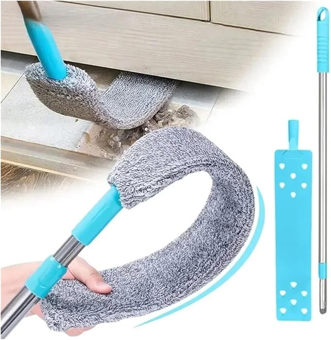 Compatible for Hardwood Floor Cleaning Household Dust Cleaner Dust Brusheshome Long Handle Mop Long Telescopic Duster Bedside Sofa Gap(A)