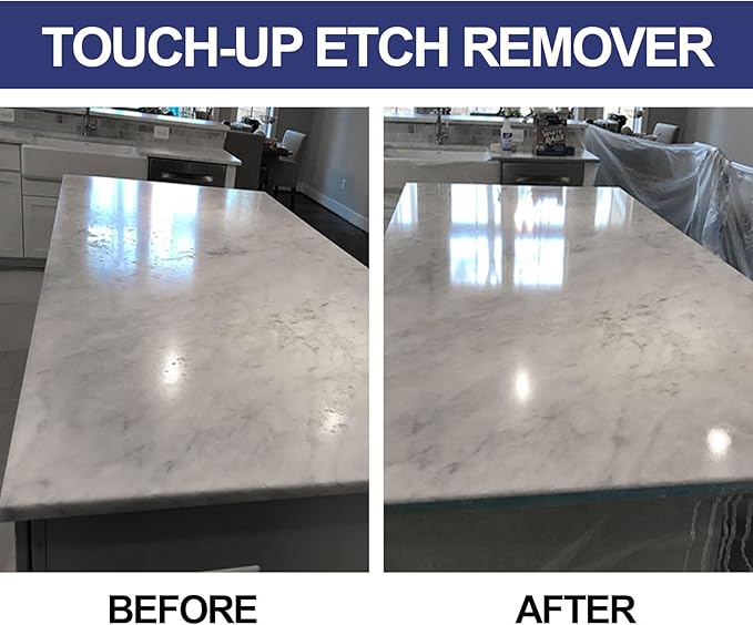 Marble Polishing Powder - Kitchen Tile Cleaner For Grease &amp Stains Restore Shine &amp Protect Stone Surface(2PCS)