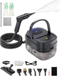 Steamer for Cleaning3-Speed Adjustable Handle1.69 Quarts Large Capacity Tank Steam Cleaner Handheld Detachable 13PCS Accessories steamer for CarHome kitchensCamping