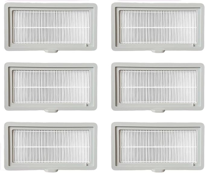 BeNtli Vacuum Cleaner Replacement Part SpareSide Brush StripHepa FilterMop RagCompatible for Midea I5 I5c VCR07 VCR08 MR09 Compatible for Samsung VR05R5050WK (Color : 6 fiilters)