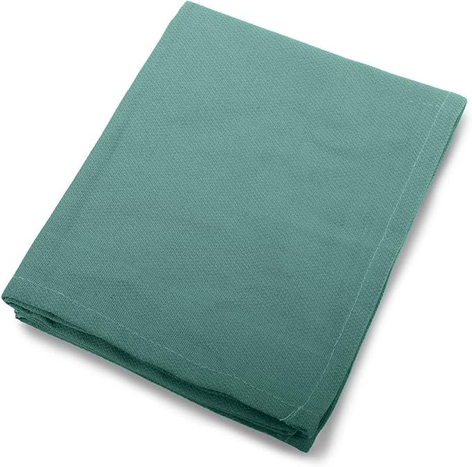 Avalon Towels Surgical Huck Towels (Pack of 24) Size 17x26 Inches 100% Cotton Cleaning Cloths Multi-Purpose Perfect for Hospitals and Home (Green)