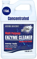 Commercial Multi-Purpose Enzyme Cleaner &amp Odor Eliminator | Pet &amp Human Urine Stains &amp Odors | Carpet Laundry Bathroom Drain &amp Trash Deodorizer | Dog Cat Organic Waste Remover (1