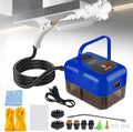 Handheld Steam Cleaner for Home 2500W High Pressure Steamer for Cleaning 9-Level Multipurpose Steam Cleaner for Car Floor Upholstery Kitchen Bathroom Grout Tile 14 Accessories Included (Dark Blue)