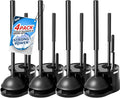 4Pack 3 in 1 Toilet Brush and Plunger SetToilet Bowl Brush Plunger SetToilet Brush Plunger ComboCleaning BrushCleaning Supplies Crevice Cleaning Brush Bathroom Cleaning Tools