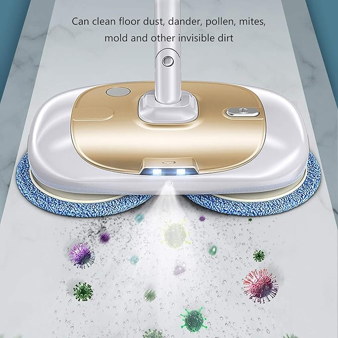Home Steam Mops Hard Floor Floor Steam Cleaner 1200W Power Handheld Vertical Floor Steam Cleaner 99.9% of Bacteria Gold