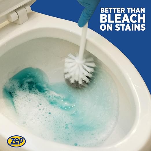Zep Acidic Toilet Bowl Cleaner - 32 oz (Case of 4) - ZUATBC324 - Experience the Ultimate Cleaning Power with Our 2x Thicker Clinging Formula Designed to Deliver a Professional-Quality Clean