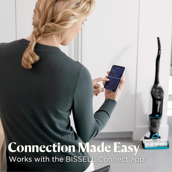 Bissell CrossWave Cordless Max Vacuum Mop All in One Wet and Dry Vac Combo Hard Floor Cleaner and Area Rugs Cordless Mop Pack-in Formulas Included 2554A