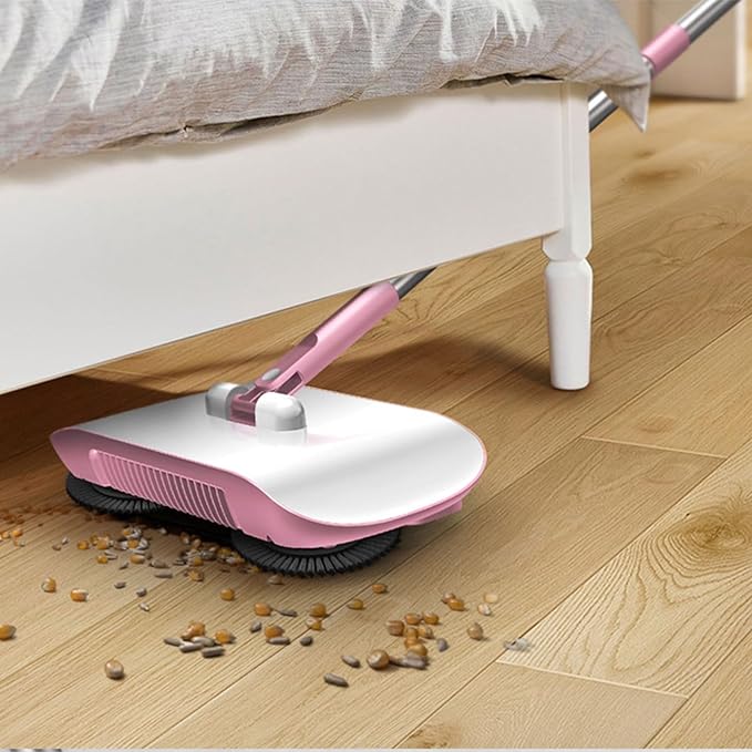 Household Sweeper Manual Floor 2 in 1 Broom and Mop Hand Push Type Dustpan Home Tools Automatic Sweeper Manual Floor
