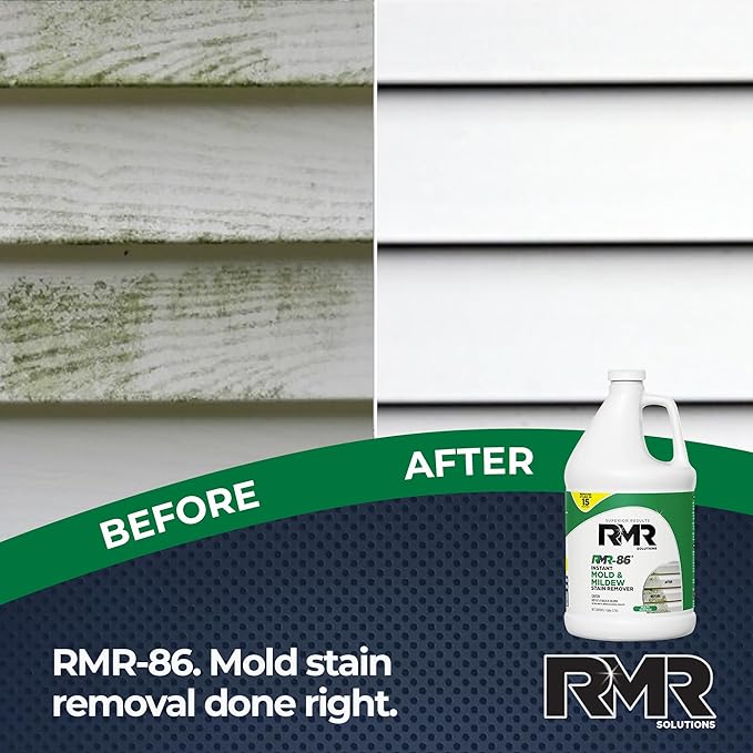 RMR Brands RMR-86 Instant Mold Stain Remover All-Purpose Botanical Based Disinfectant Cleaner DIY Mold Remover Bundle