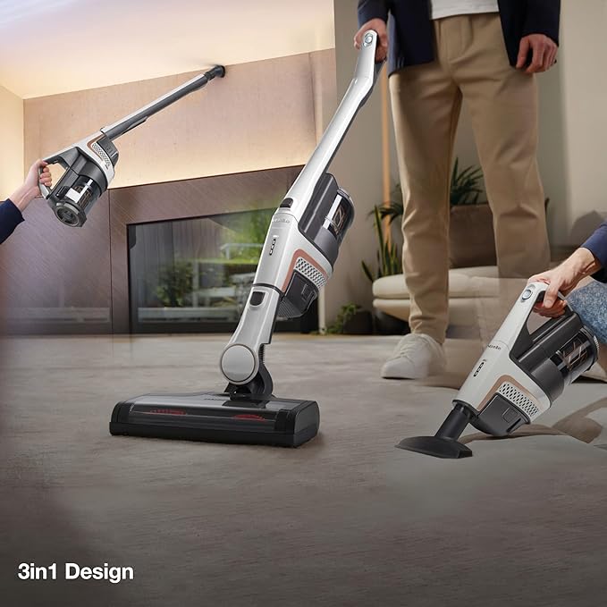 Miele Triflex HX1 Battery Powered Bagless Stick Vacuum Lotus White