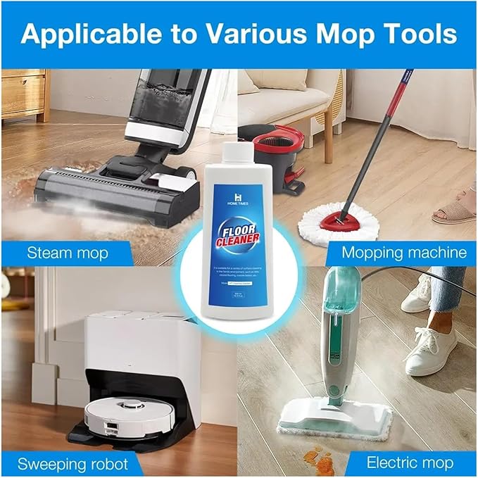 Robot Vacuum Floor Cleaning Concentrate For MopsCompatible For Roborock Compatible For Tineco Etc. Hardwood &amp Multi-Surface(1 bottle)
