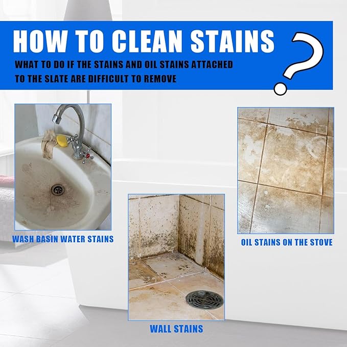 Ceramic Stone Crystal Coating Agent &amp Stain Remover - Kitchen Marble Tile Cleaner For Stain Removal Scratch Repair Brightening &amp Antioxidation(3PCS)