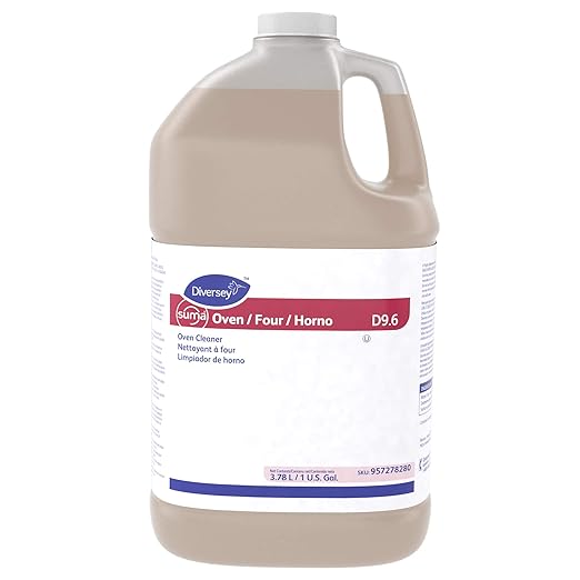 Diversey 957278280 SUMA D9.6 Oven Cleaner Removes Heavy Deposits of Grease Fats &amp Carbonized Soils Ready-to-Use 1-Gallon