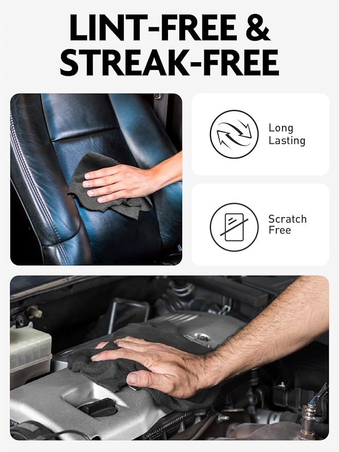 Fantasticlean Microfiber Cleaning Cloth Roll -75 Pack Tear Away Microfiber Towels 12 x 12 Reusable Washable Scratch Free Ultra Absorbent for All-Around Cleaning Supplies (DimGray)