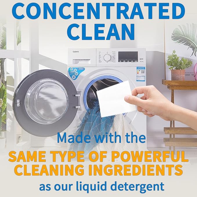 MIGHT SHEETS Laundry Detergent Sheets (50 Loads) Fresh LinenGreat For TravelApartments DormsMIGHT SHEETS Laundry Detergent Strips Eco Friendly &amp Hypoallergenic (Pack of 3)