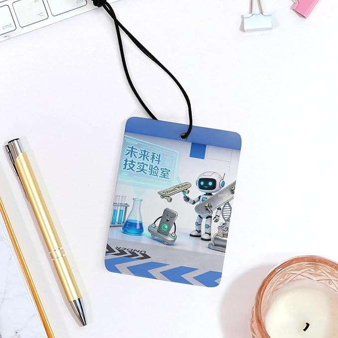 5PCS Car Air Freshener Hanging Personalized Double Sided Steampunk Puppy Car Fresheners Long Lasting New Cars Scents Cute Automotive Freshies for Closets Drawers (tea)