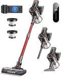 WLUPEL Cordless Vacuum Cleaner 38kPa Stick Vacuum Cleaner 450W Powerful Handheld Vacuum with LED Touch Display 55mins Runtime for Pet Hair Carpet and Hardwood Floor(Hero 8S)