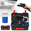 Moongiantgo Handheld Steam Cleaner 1700W High Pressure Steamer for Cleaning Chemical-Free Cleaning Machine for Home Use Bathroom Grout Tile Kitchen Grease Floor Gaps Auto Car Detailing (A)