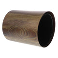 Cabilock Large Capacity Imitation Wood Grain Trash Can Bathroom Kitchen Office Waste Basket Storage Container