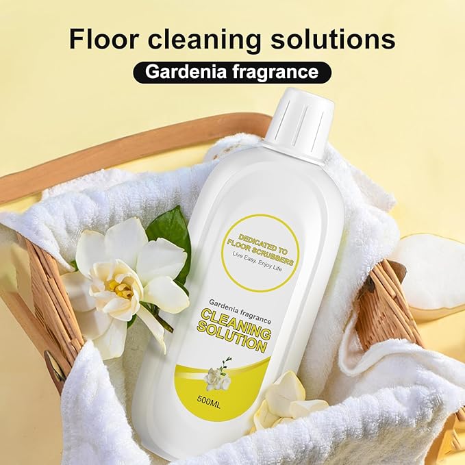 Floor Cleaning Solution Compatible With Tineco Deep Cleans for Multiple Hard Floors Suitable With All Robot Vacuums with Mopping and Cordless Wet/Dry Vacuum Mop (Gardenia 2 Bottle)