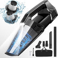 Handheld Vacuum Cordless Portable Car Vacuum with LED Light High Power Suction 3 in 1 Lightweight Rechargeable Hand Vacuum Hand Held Vacuum Cleaner for Car Home Office Pet Hair Black