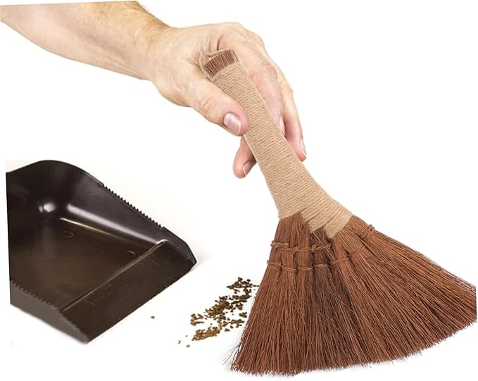 STOBAZA 2pcs Compact Cleaning Broom Tool for Household Use Lightweight Soft Bristle Dust Brush for Corners and Small Spaces for Home Cleaning
