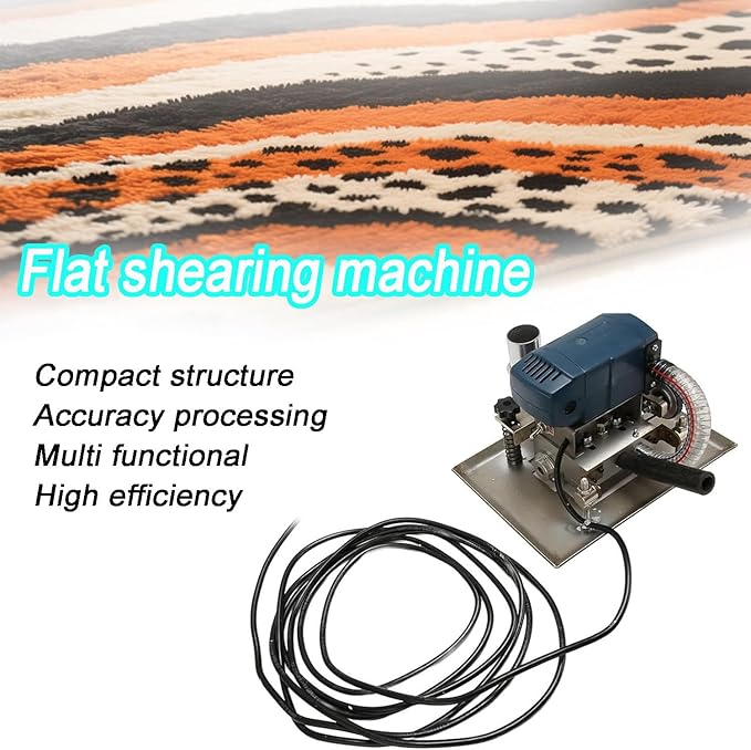 Professional Carpet Trimming Machine850w Electric Carpet Planer3-Inch Blade Levels Rug Pile FastAdjustable Height for DIY &amp Pro UseSafe for Medium/Large CarpetsLightweight &amp Durable