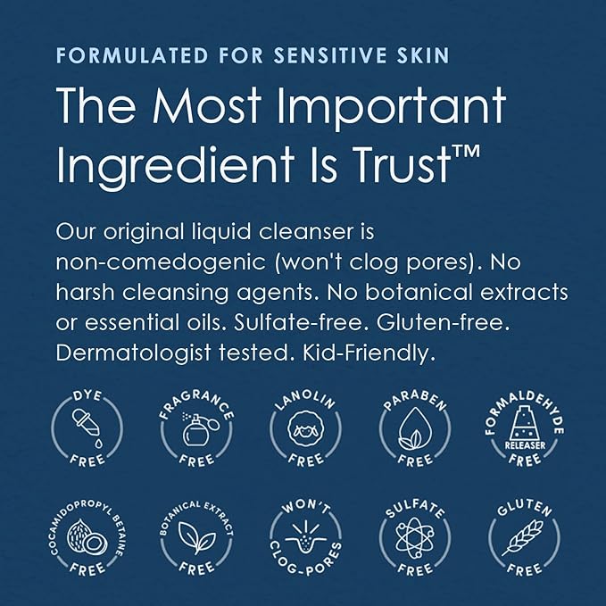 Free &amp Clear Liquid Cleanser 8 oz (Pack of 4)