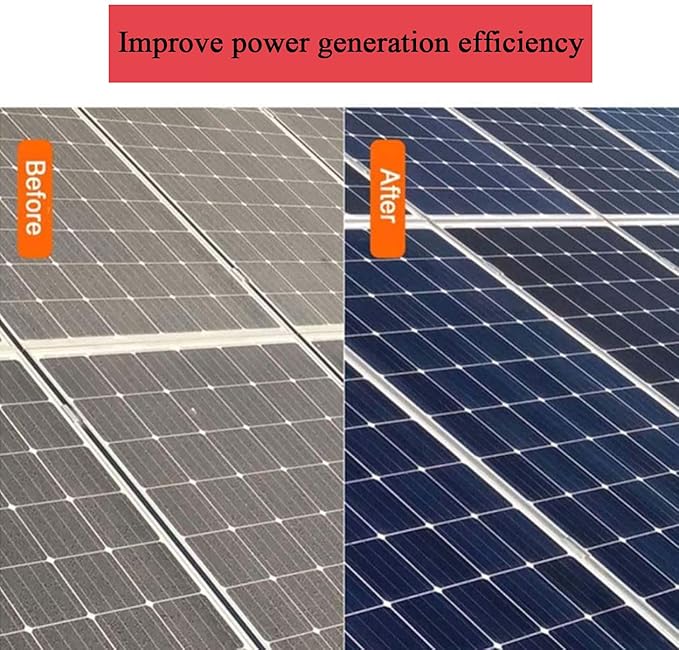 Solar Panel Cleaning Brush and Pole Water Fed 3.6-11M Telescopic Rod Window Cleaning for Photovoltaic Panel Cleaning Trucks Windows Window Glass Wall12FT/3.6M