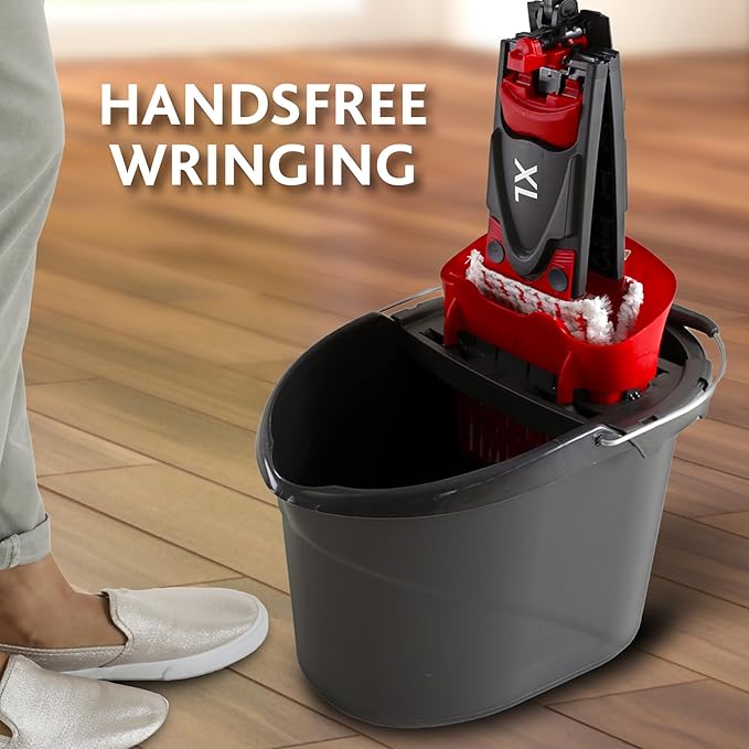 Vileda Ultramax Power XL Wet Mop Refill Pack Wei-grau-rot 1 Count